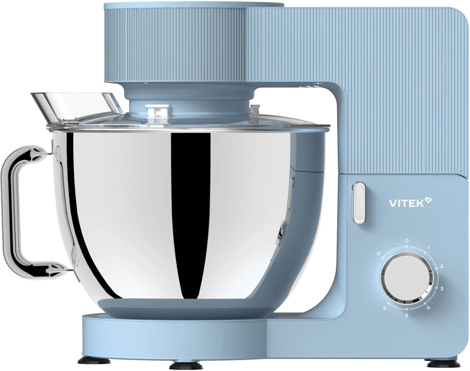 Миксер планетарный Vitek VT-PM0555 2200Вт голубой