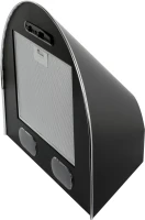 Вытяжка каминная Elikor Эпсилон 60П-430-П3Л черный/серебристый управление: ползунковое (1 мотор)