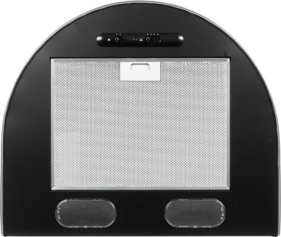 Вытяжка каминная Elikor Эпсилон 60П-430-П3Л черный/серебристый управление: ползунковое (1 мотор)