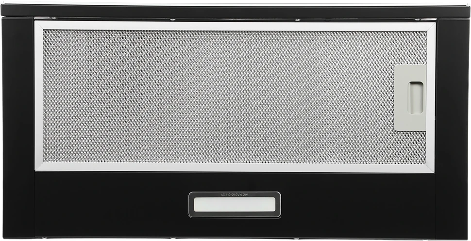 Вытяжка встраиваемая Hyundai HBH 6235 BG черный управление: кулисные переключатели (1 мотор)  