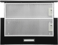 Вытяжка встраиваемая Hyundai HBH 6235 BG черный управление: кулисные переключатели (1 мотор)