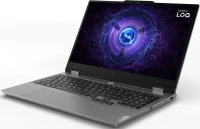 Ноутбук Lenovo LOQ 15IRX9 Core i7 13650HX 16Gb SSD512Gb NVIDIA GeForce RTX4050 6Gb 15.6" IPS FHD (1920x1080) без ОС grey WiFi BT Cam (83DV0071PS)