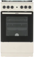 Плита Газовая Gorenje GG5A21BEF бежевый (стеклянная крышка) реш.чугун