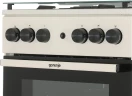 Плита Газовая Gorenje GG5A21BEF бежевый (стеклянная крышка) реш.чугун  