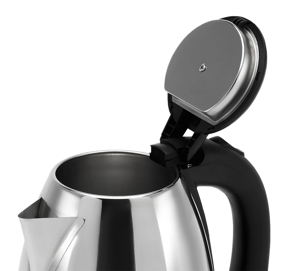 Чайник электрический Starwind SKS1050 1.8л. 1500Вт серебристый/черный корпус: металл/пластик  