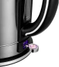 Чайник электрический Kitfort КТ-6175 1.7л. 2200Вт серебристый/черный корпус: металл/пластик  