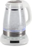 Чайник электрический Hyundai HYK-G5507 1.7л. 2200Вт белый/серебристый корпус: стекло  