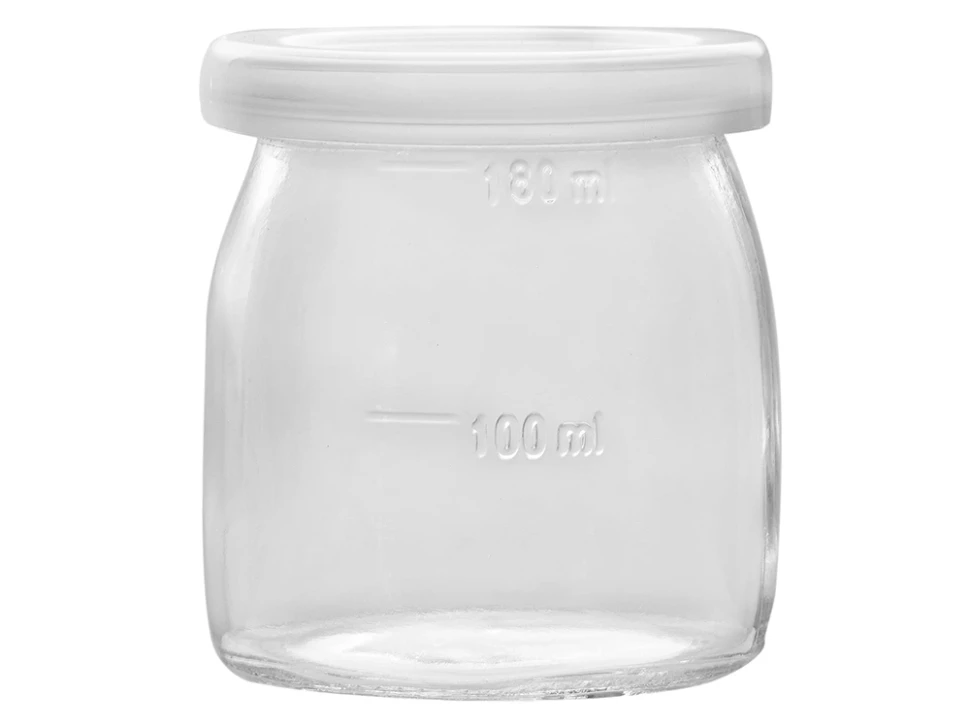 Йогуртница Kitfort KT-2006 20Вт 4б. 180мл белый/зеленый  