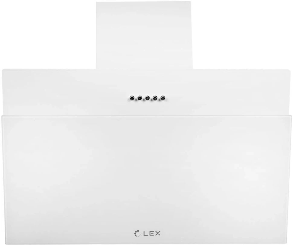 Вытяжка каминная Lex Luka 500 белый управление: кнопочное (1 мотор)