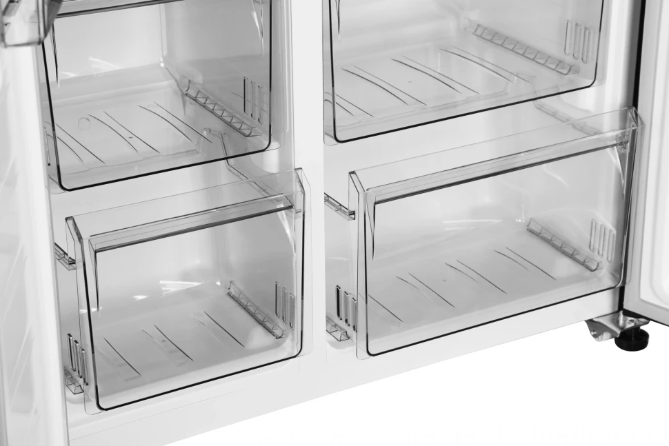 Холодильник Kraft KF-MS4801DI 2-хкамерн. темно-серый инвертер  