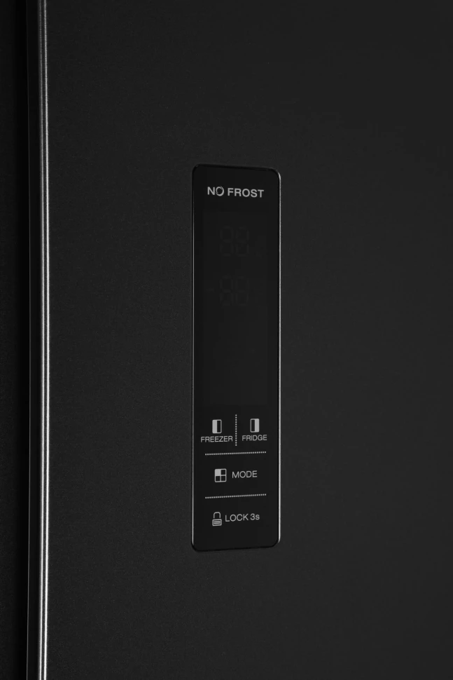 Холодильник Kraft KF-MS4801DI 2-хкамерн. темно-серый инвертер  