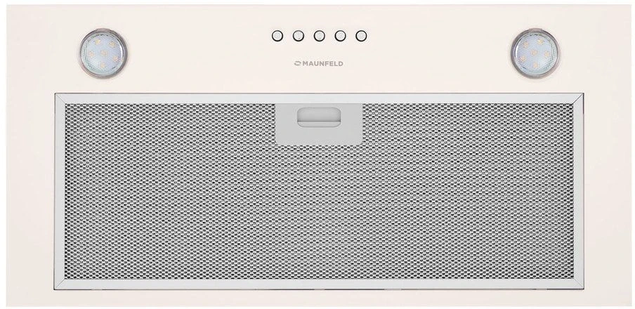 Вытяжка встраиваемая Maunfeld Crosby Singl 60 бежевый управление: кнопочное (1 мотор)