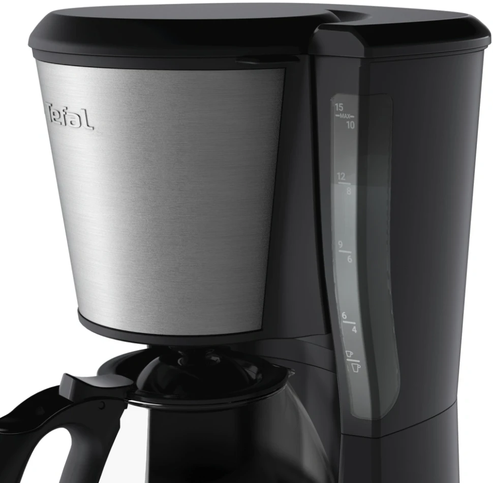 Кофеварка капельная Tefal CM5S1DE0 1000Вт черный  