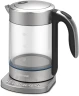 Чайник электрический Rondell RDE-WK888 1.6л. 2200Вт серебристый/прозрачный корпус: стекло  