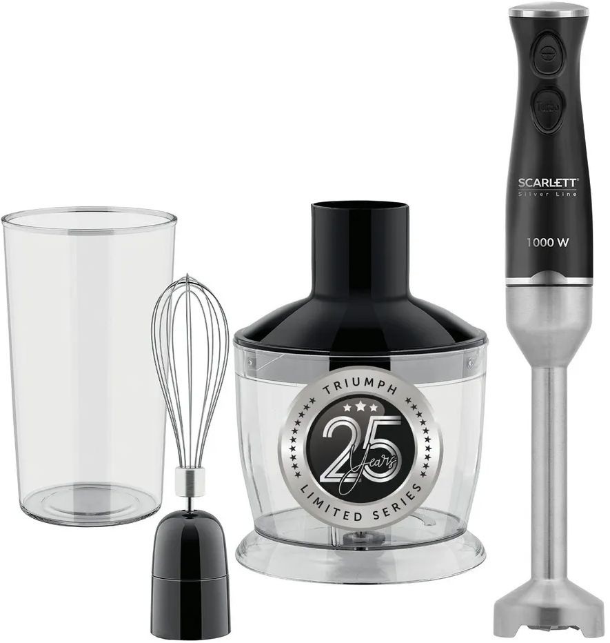 Блендер погружной Scarlett Silver Line SC-HB42F73 1000Вт черный