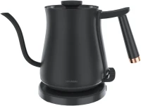 Чайник электрический Hyundai HYK-S5500 0.7л. 1000Вт черный/черный корпус: металл