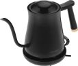 Чайник электрический Hyundai HYK-S5500 0.7л. 1000Вт черный/черный корпус: металл  