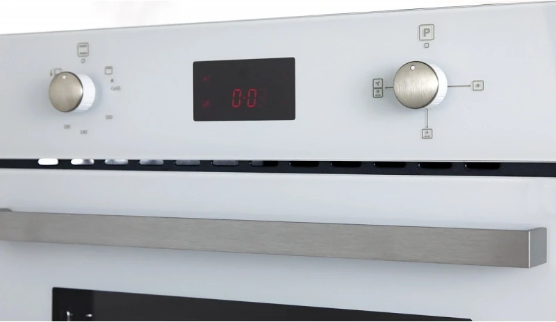 Духовой шкаф Газовый MBS DG-602WH стекло белое/черный  