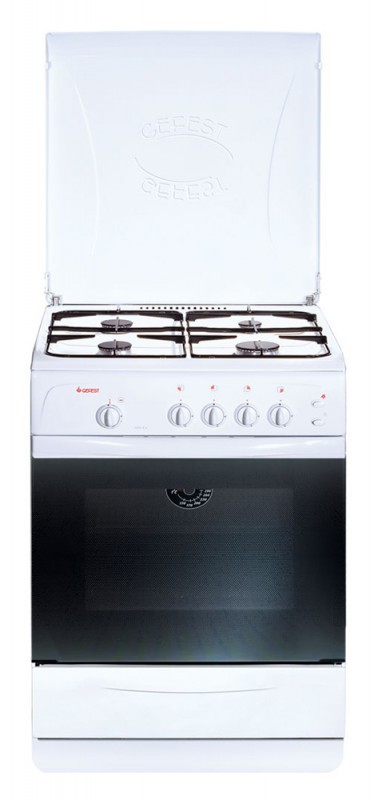 Плита Газовая Gefest ПГ 1200-С6 белый (металлическая крышка) реш.сталь  