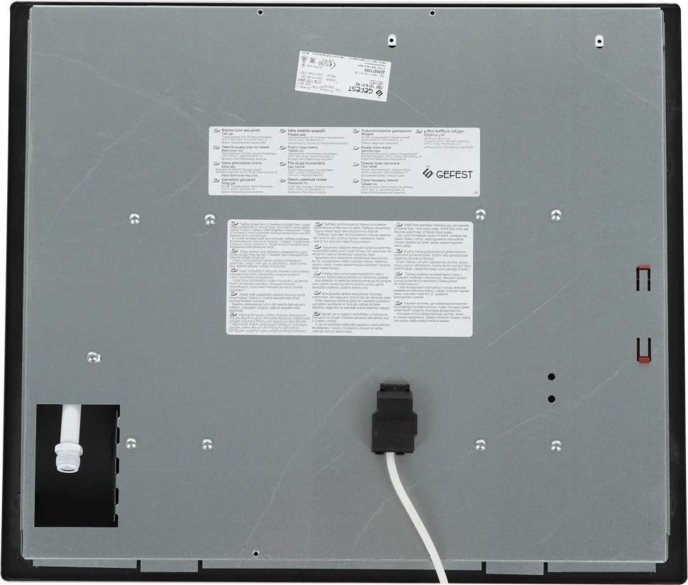 Газовая варочная поверхность Gefest ПВГ 1214-01 К2 черный матовый  