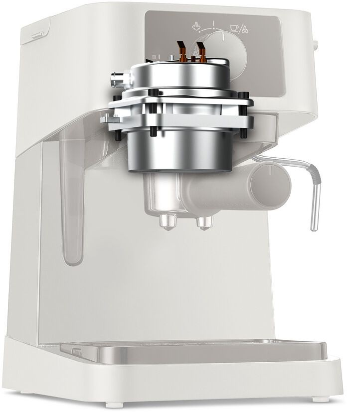 Кофеварка рожковая Delonghi EC235.CR 1100Вт бежевый  