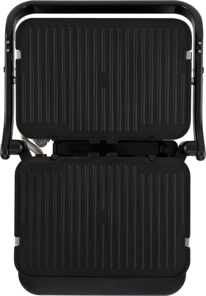 Электрогриль Hyundai HYG-5020 2000Вт серебристый/черный  