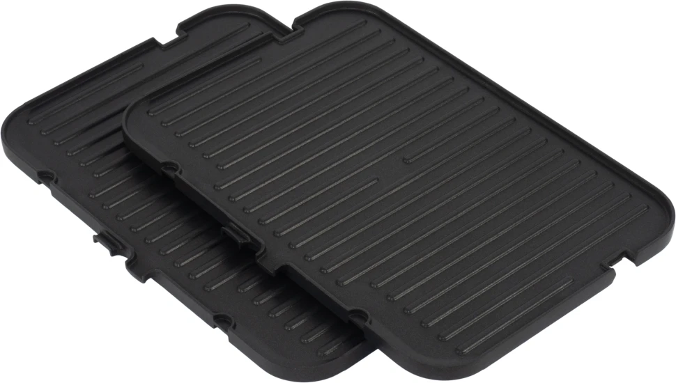 Электрогриль Hyundai HYG-5020 2000Вт серебристый/черный  