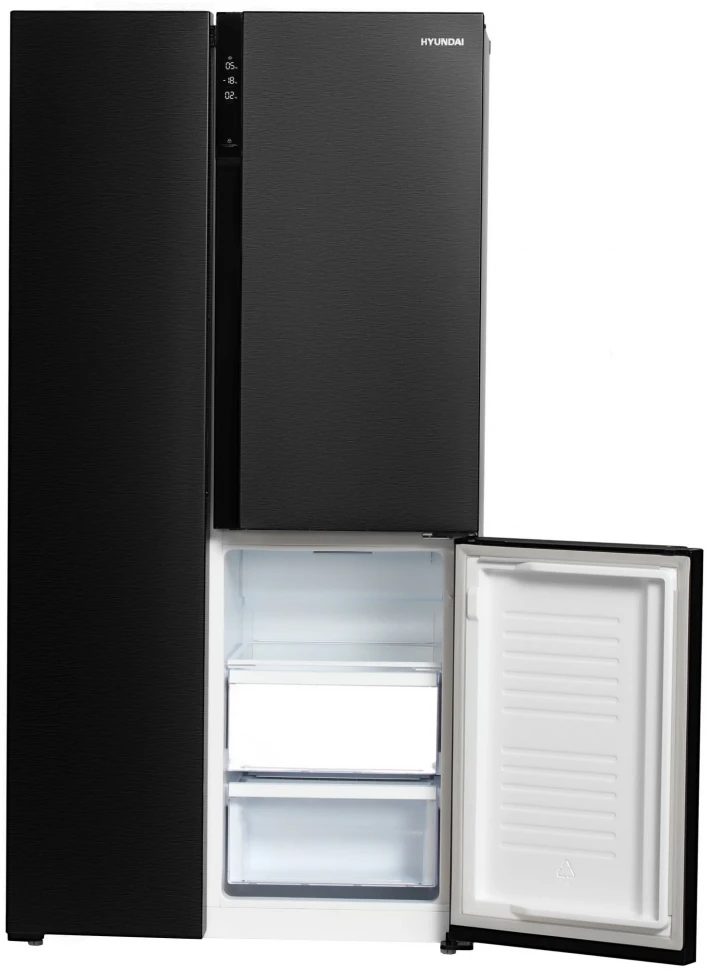 Холодильник Hyundai CS5073FV 3-хкамерн. графит инвертер