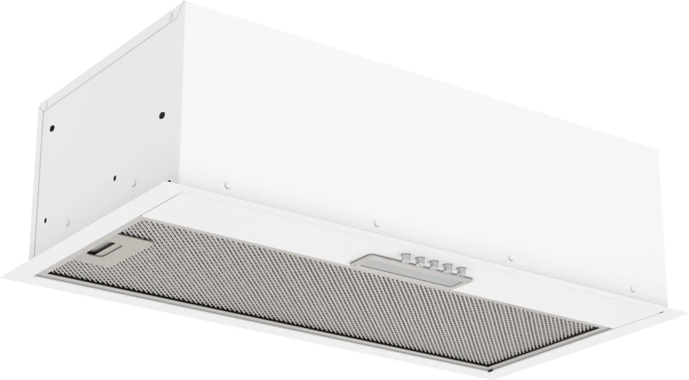 Вытяжка встраиваемая Elikor Cube Basic 60П-500-К3Д белый управление: кнопочное (1 мотор)  