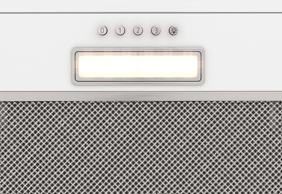 Вытяжка встраиваемая Elikor Cube Basic 60П-500-К3Д белый управление: кнопочное (1 мотор)  