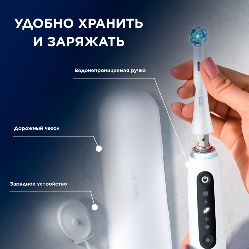 Зубная щетка электрическая Oral-B iO Series 5 iOG5.1A6.1WT белый  