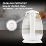 Чайник электрический Hyundai HYK-G3805 1.7л. 2200Вт белый/прозрачный корпус: стекло  