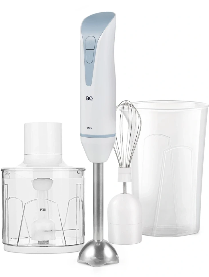 Блендер погружной BQ HB800S 800Вт белый/серый  