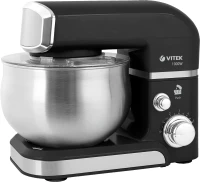 Кухонная машина Vitek Midnight VT-4116 планетар.вращ. 1000Вт черный/стальной