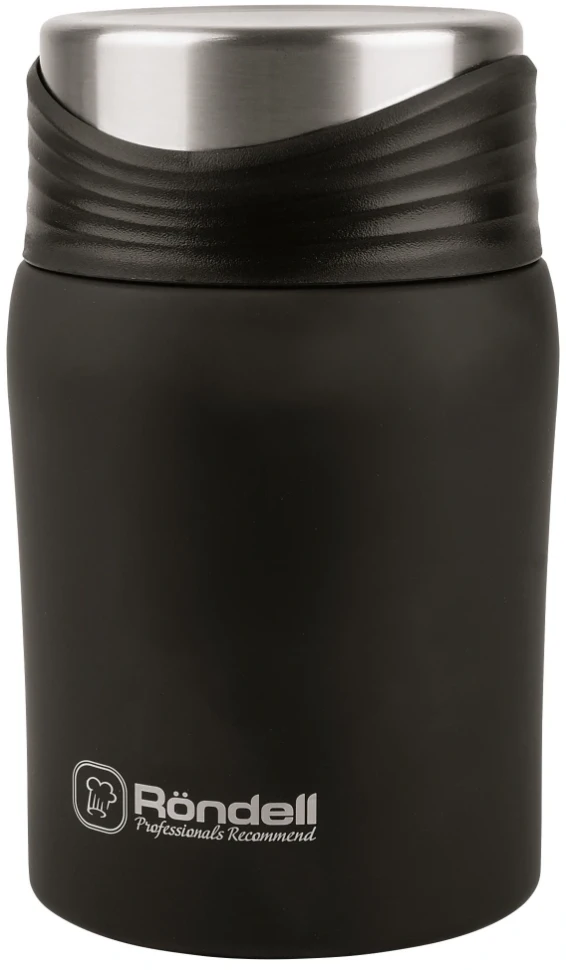 Термос для еды Rondell Walzer RDS-1303 0.7л. черный картонная коробка