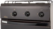 Плита Газовая Flama CG 3202 B коричневый (без крышки) реш.сталь