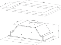 Вытяжка встраиваемая Kuppersberg Intouch 60 черный управление: сенсорное (1 мотор)