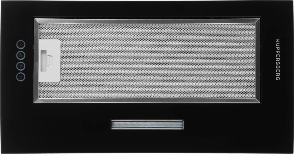 Вытяжка встраиваемая Kuppersberg Intouch 60 черный управление: сенсорное (1 мотор)  