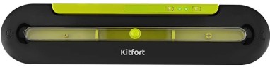 Вакуумный упаковщик Kitfort КТ-1522-2 100Вт 6л/мин 0.6Бар шир.пак.:28см черный/салатовый
