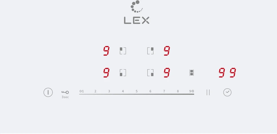 Индукционная варочная поверхность Lex EVI 641A WH белый