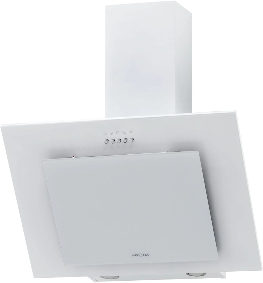 Вытяжка каминная Krona Vierkant 600 Pb белый управление: кнопочное (1 мотор)  