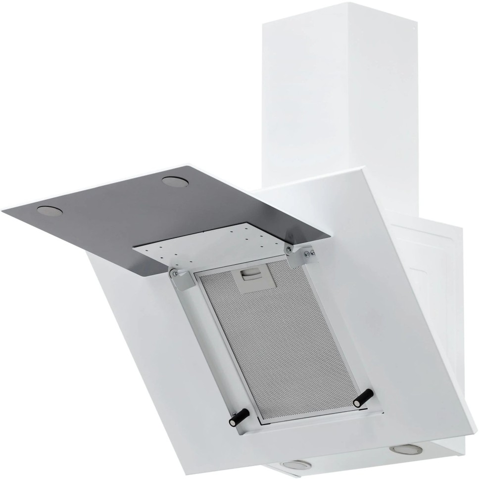 Вытяжка каминная Krona Vierkant 600 Pb белый управление: кнопочное (1 мотор)  