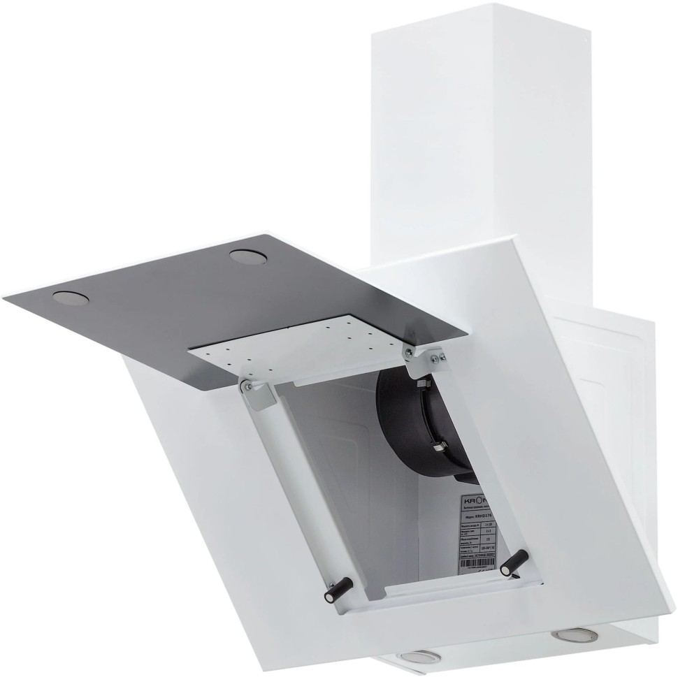Вытяжка каминная Krona Vierkant 600 Pb белый управление: кнопочное (1 мотор)  