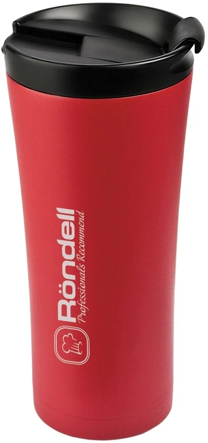 Термокружка для напитков Rondell Ultra RDS-230 0.5л. бордовый картонная коробка  