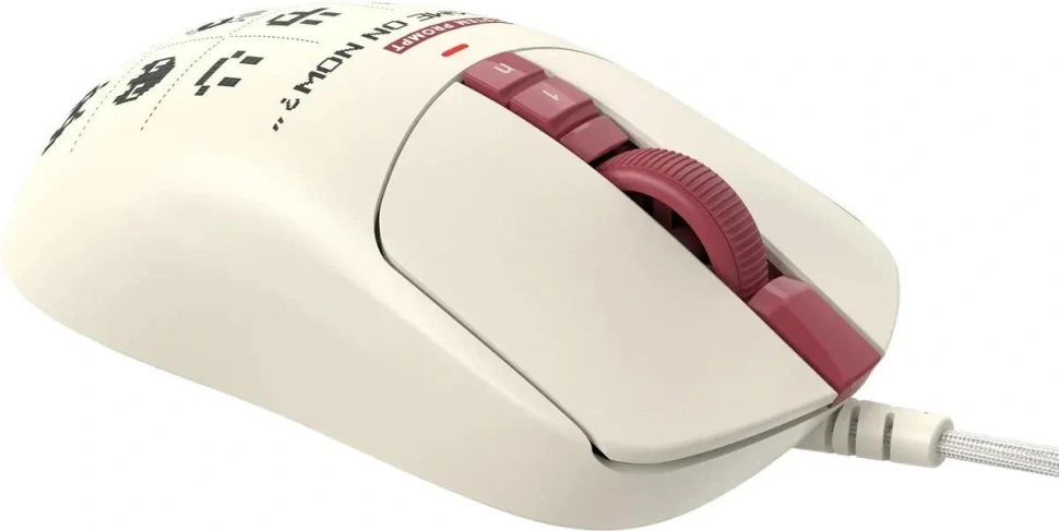 Мышь A4Tech Bloody R72 Ultra Duo белый/красный оптическая 20000dpi беспров. USB/USB-C 7but (R72 ULTRA DUO PIXELS RED)  