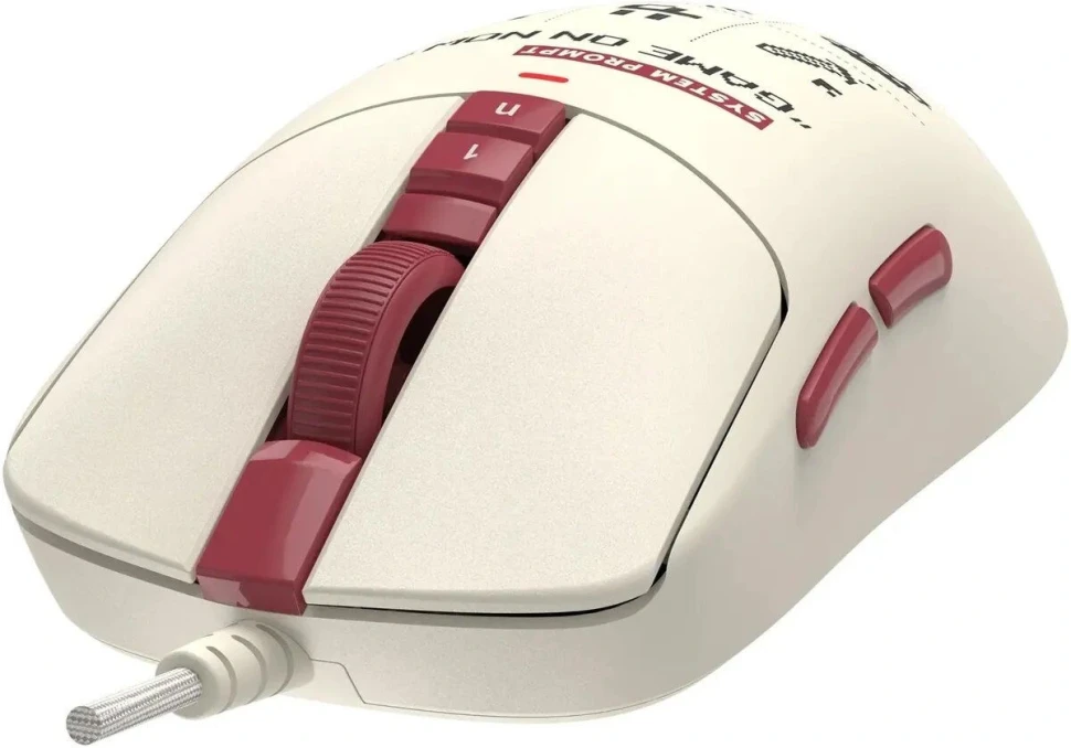 Мышь A4Tech Bloody R72 Ultra Duo белый/красный оптическая 20000dpi беспров. USB/USB-C 7but (R72 ULTRA DUO PIXELS RED)  