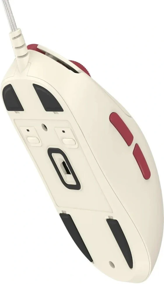 Мышь A4Tech Bloody R72 Ultra Duo белый/красный оптическая 20000dpi беспров. USB/USB-C 7but (R72 ULTRA DUO PIXELS RED)  