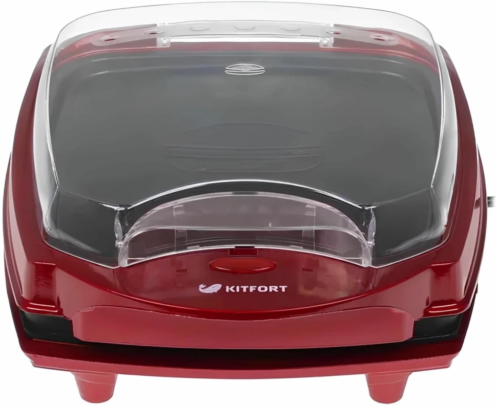 Электрогриль Kitfort KT-1610 1000Вт красный/черный