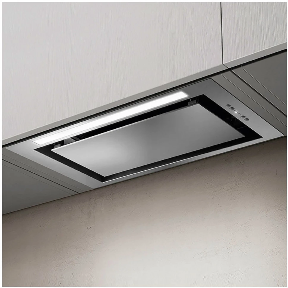 Вытяжка встраиваемая Elica LANE IX/A/52 нержавеющая сталь управление: кнопочное (1 мотор)  