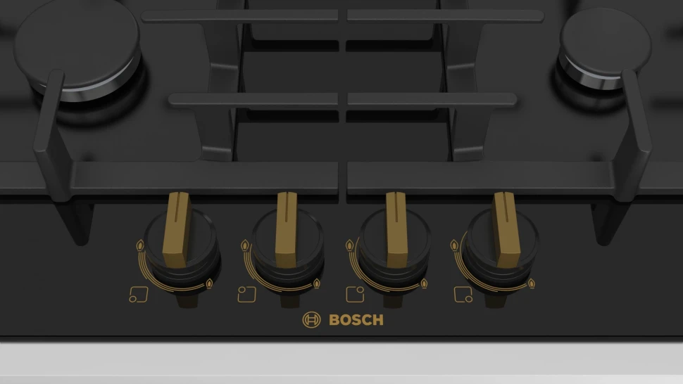 Газовая варочная поверхность Bosch PPP6B6B90R черный